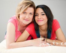 Mom & daughter glamour photography session