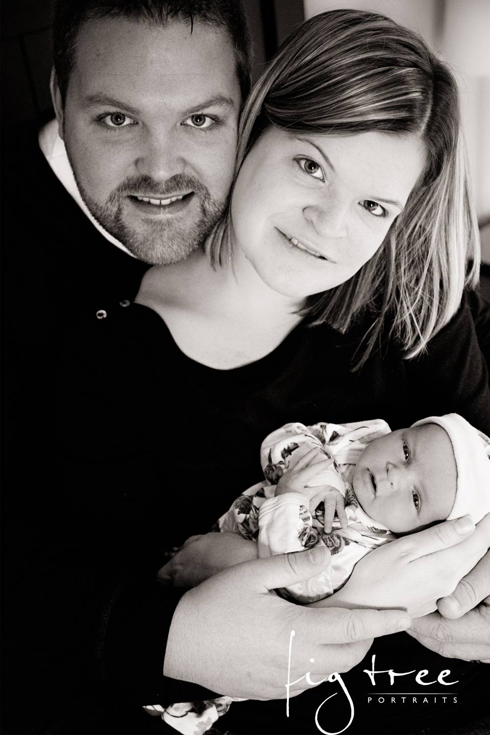 newborn family portrait