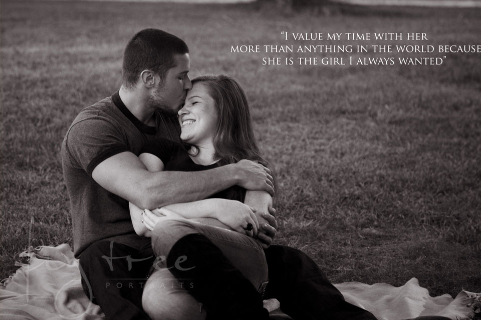 Beloved session with a quote - Joe & Kristin